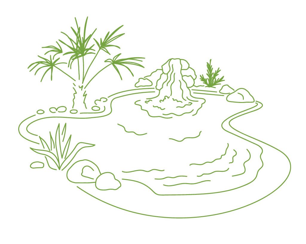 Piscine lagon